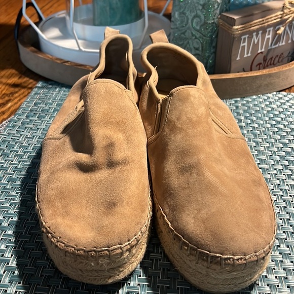 Sam Edelman Carrin Suede Leather Espadrille Loafer - Size 10.5 - Picture 2 of 6